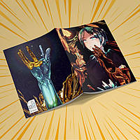 Зошит А5 48 арк. на скобі у клітинку 60 гр.м²  Houseki no Kuni / Край самоцвітів 002