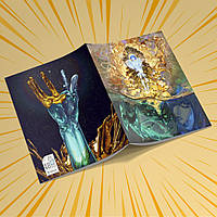 Зошит А5 48 арк. на скобі у клітинку 60 гр.м²  Houseki no Kuni / Край самоцвітів 004