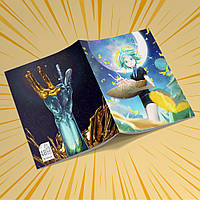 Зошит А5 48 арк. на скобі у клітинку 60 гр.м²  Houseki no Kuni / Край самоцвітів 005