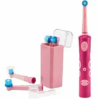 Дитяча зубна щітка електрична Nevadent NKZBO 600 B1 light pink/dark pink