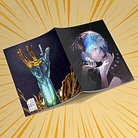 Зошит А5 48 арк. на скобі у клітинку 60 гр.м²  Houseki no Kuni / Край самоцвітів 009