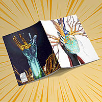 Зошит А5 48 арк. на скобі у клітинку 60 гр.м²  Houseki no Kuni / Край самоцвітів 010