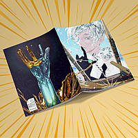 Зошит А5 48 арк. на скобі у клітинку 60 гр.м²  Houseki no Kuni / Край самоцвітів 011