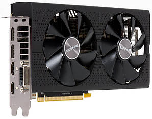 Відеокарта AMD Radeon RX 570 8GB Sapphire Nitro+ GDDR5 256bit DVI-D 2*HDMI 2*DP бу