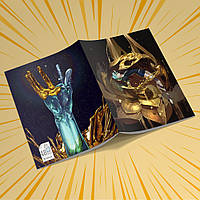 Зошит А5 48 арк. на скобі у клітинку 60 гр.м²  Houseki no Kuni / Край самоцвітів 014