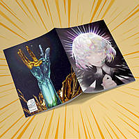 Зошит А5 48 арк. на скобі у клітинку 60 гр.м²  Houseki no Kuni / Край самоцвітів 015