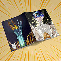 Зошит А5 48 арк. на скобі у клітинку 60 гр.м²  Houseki no Kuni / Край самоцвітів 018