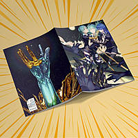 Зошит А5 48 арк. на скобі у клітинку 60 гр.м²  Houseki no Kuni / Край самоцвітів 019