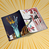 Зошит А5 48 арк. на скобі у клітинку 60 гр.м²  Houseki no Kuni / Край самоцвітів 024