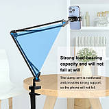 Тримач смартфону зі струбциною Puluz PU650B, фото 7