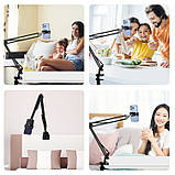 Тримач смартфону зі струбциною Puluz PU650B, фото 8