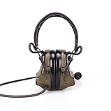 Навушники активні 3M PELTOR COMTAC XPI, Single-Dual Comm NATO, MT20H682FB-92EU Колір: Olive, фото 3