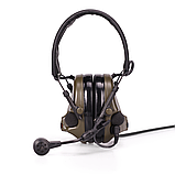Навушники активні 3M PELTOR COMTAC XPI, Single-Dual Comm NATO, MT20H682FB-92EU Колір: Olive, фото 4
