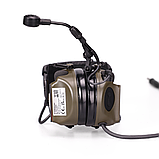 Навушники активні 3M PELTOR COMTAC XPI, Single-Dual Comm NATO, MT20H682FB-92EU Колір: Olive, фото 6