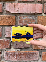 Деревянный магнит сувенир на холодильник mr. Craft "Тракторные войска"" 90х60 мм ультрафиолетовая печат