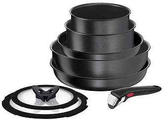 Tefal Набір посуду Ingenio Daily Chef 8 предметів, алюміній, кришка, змінна ручка