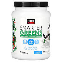 Force Factor, Smarter Greens Protein + Superfoods, Vanilla, 1 фунт 5.1 oz (600 g)