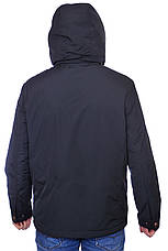 Куртка чоловіча демісезонна Black Vinyl 24-TC24-2351 07 темно-синя, фото 5