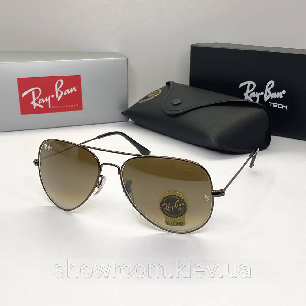 Чоловічі сонцезахисні окуляри RAY BAN aviator (2914)