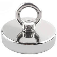 Магніт неодимовий пошуковий із кільцем 48x11.5мм N52 до 48 кг