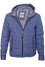 Куртка чоловіча демісезонна Black Vinyl 24-TC24-2372 блакитна