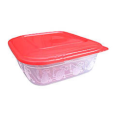 Контейнер для харчових продуктів 0,7 літра 14х14х5 см