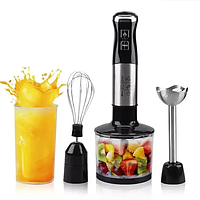 Погружной блендер Blender Set VOLYX VO7319 1500 W BLACK с плавной регулировкой скорости и турбо режимом