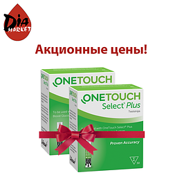 Акційні тест-смужки One Touch Select Plus