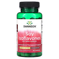 Інформація про Swanson, изофлавоны сои, 750 мг, 60 капсул