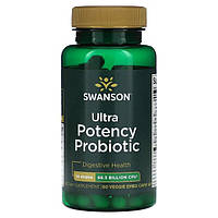 Інформація про Swanson, Ultra Potency Probiotic, 66.5 Billion CFU, 60 Veggie EMBO Caps