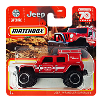 Машинка Большой Город Matchbox Jeep Wrangler Superlift Off-Road 1:64 HLD28 Red