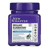 New Chapter, Organic Elderberry Wole-Food Gummies, 60 Vegan Gummies