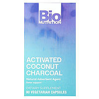 Bio Nutrition, Activated Coconut Charcoal, 90 Vegetarian Capsules