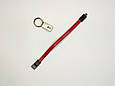 Червоний кабель брелок Micro USB для зарядки телефону і передачі файлів, фото 5