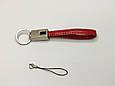 Червоний кабель брелок Micro USB для зарядки телефону і передачі файлів, фото 2