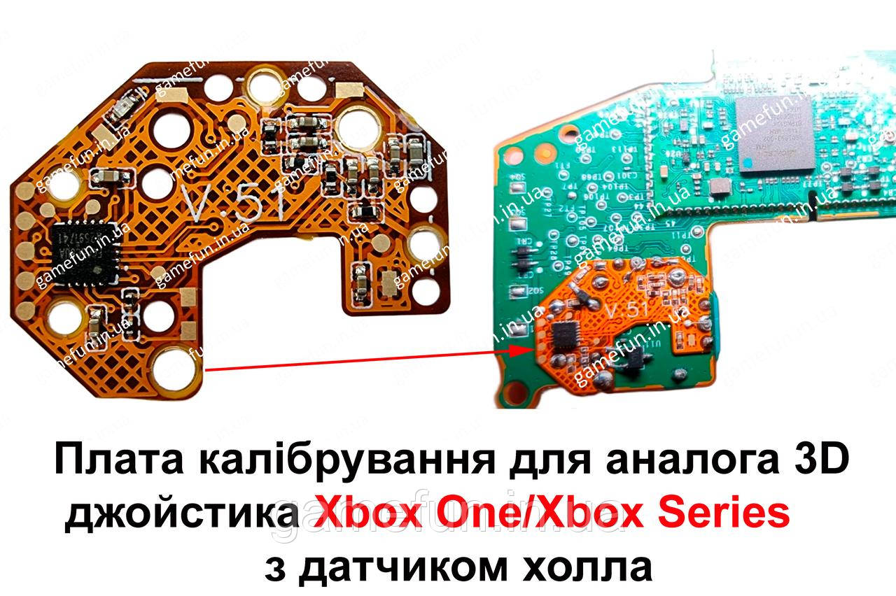 Плата калібрування для аналога 3D джойстика Xbox One/Xbox Series з датчиком холла (Ліва сторона)