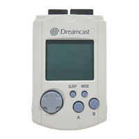 Карта Пам'яті Sega Dreamcast HKT-7000 Visual Memory VMU White Б/У