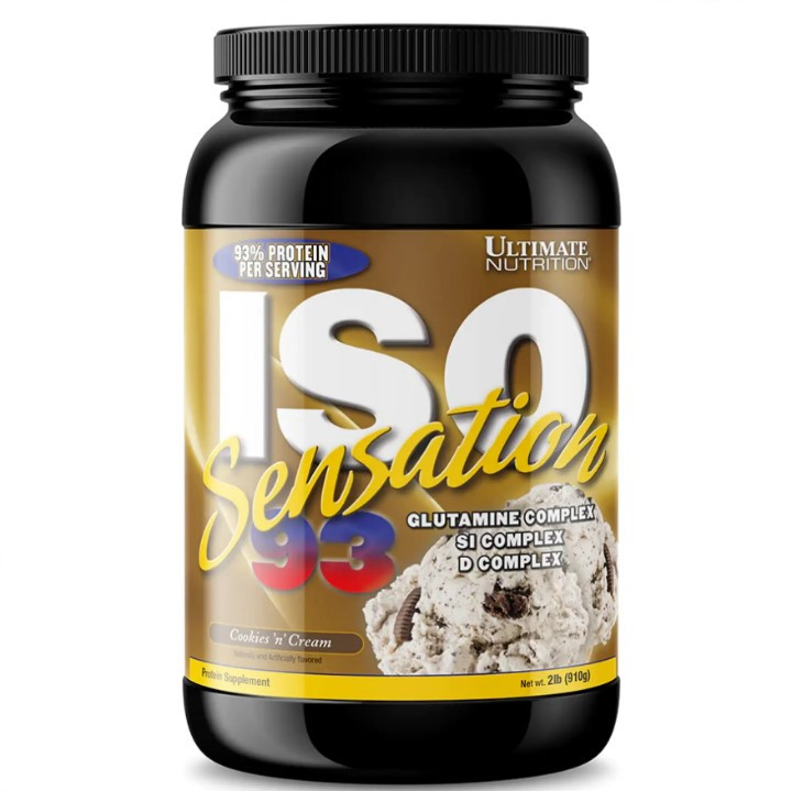 Ізолят сироваткового протеїну ISO Sensation Cookies Cream Ultimate Nutrition, 910 г