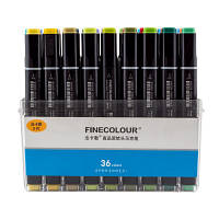 Набор маркеров Finecolour Brush, 36 цветов (EF102-TB36)