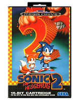 Игра Sega Mega Drive Sonic the Hedgehog 2 Europe Английская Версия Без Мануала Б/У