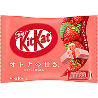 Батончики Японський KitKat Japanese Mini Chocolate Bar Strawberry Полуниця та Йогурт 10шт