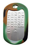 Камуфляжний бомбер зеленого кольору обідок-глушник для жетонів США Dog Tags. Made in USA., фото 3