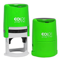 Оснастка для круглой печати COLOP диаметром 40 мм, НЕОН зеленый (Printer R40)