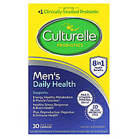 Culturelle, Probiotics, Men's Daily Health, 10 Billion CFUs, 30 Once Daily Capsules