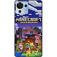 Силіконовий чохол бампер для ZTE Blade V50 Vita з картинкою Майнкрафт Minecraft