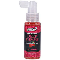 Спрей для мінету Глибока Глотка Doc Johnson GoodHead Deep Throat Spray-Sweet Strawberry Полуниця (59 мл) Кайф