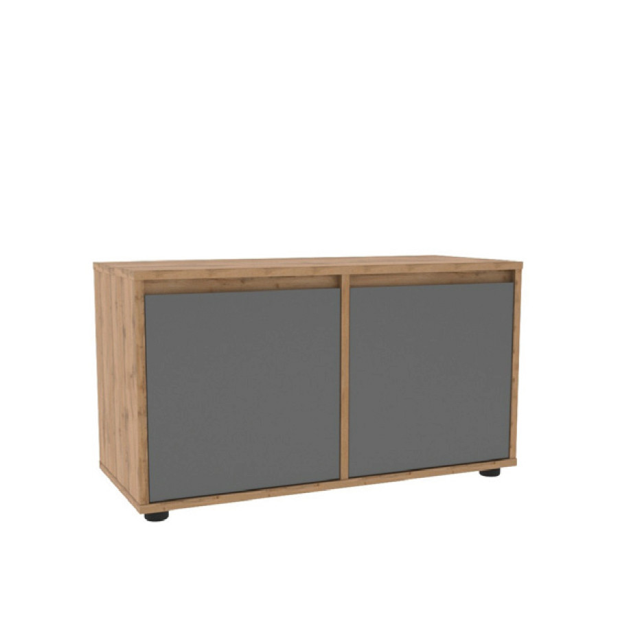 Сучасна вузька закрита тумба для взуття в передпокій коридор 80 см Нітро Софт Сокме