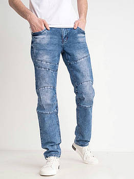 Стильні чоловічі джинси,  якісний котон, синього кольору, Туреччина, 29-38