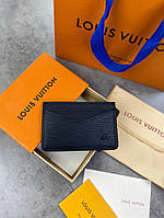 Кардхолдер чорний Louis Vuitton epi k299
