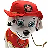 М'яка інтерактивна іграшка щенячий патруль, Маршалл бігає, гавкає співає, на повідку, фото 7